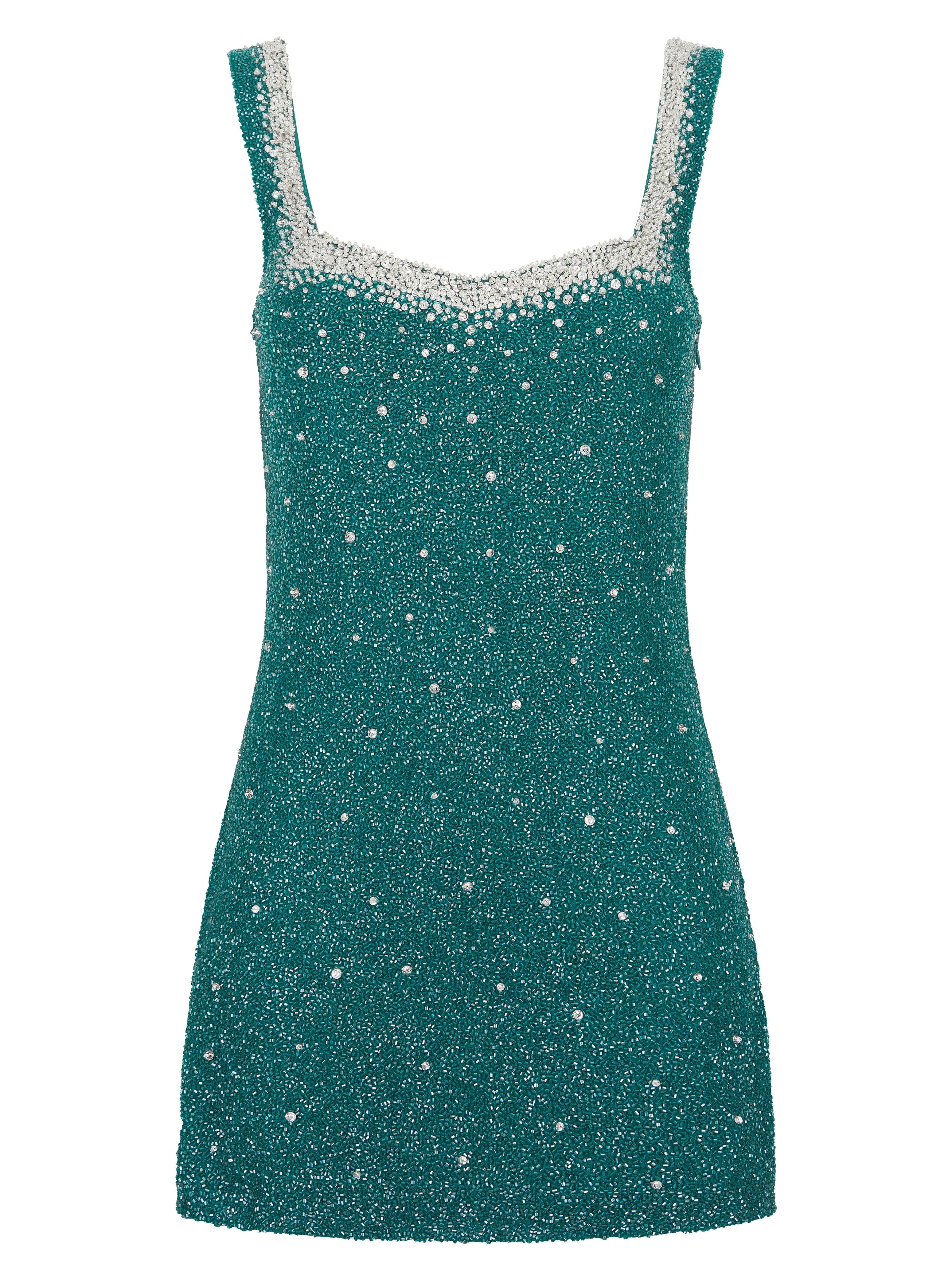 The Maia Dress Emerald Green