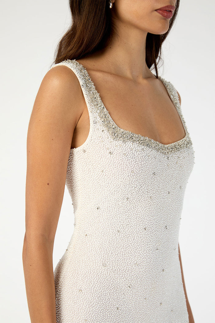 Maia Dress - Beige/Black main image 1